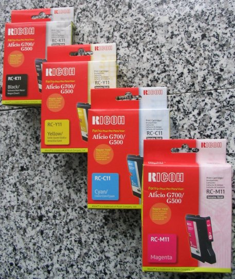 Ricoh G500 ink